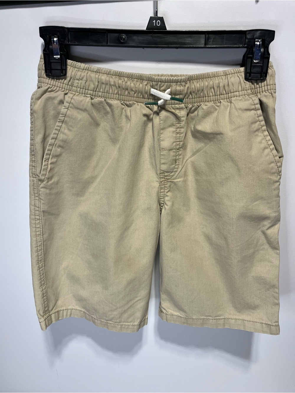 Cat & Jack Khaki Drawstring elastic waistband Boys Shorts size 8/10